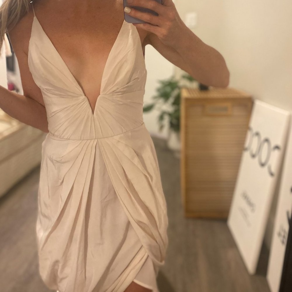 Zimmermann Pale Pink Silk Dress